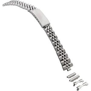 12-14mm Ladies Multiple End Piece Link Metal Bracelet
