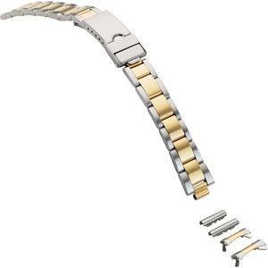 12-14mm Ladies Multiple End Piece Link Metal Bracelet