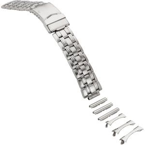 20-22mm Men's Multi End Diver's Link Metal Bracelet
