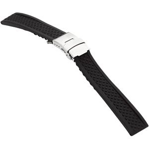 18mm Regular Genuine Silicone Rubber Watch Strap