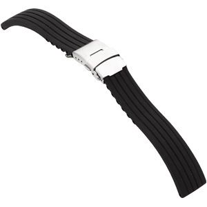 18mm Regular Genuine Silicone Rubber Watch Strap