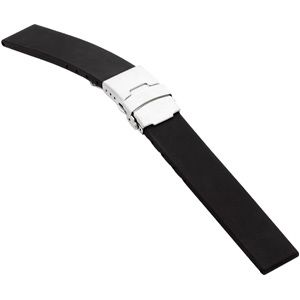 18mm Regular Genuine Silicone Rubber Watch Strap