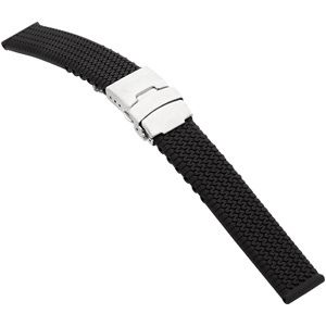 18mm Regular Genuine Silicone Rubber Watch Strap
