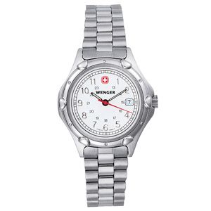 Wenger® Ladies White Standard Issue Military Watch