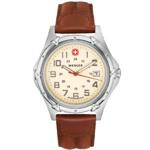 Wenger® Men's Brown Standard Issue XL Watch