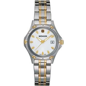 Wenger® Ladies Standard Issue White Mother-of-Pearl Dial Two Tone