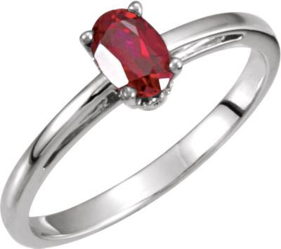 Scroll Setting&reg; Design Ring Mounting for Oval Gemstone Solitaire