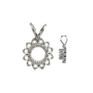 13-Stone Cluster Pendant