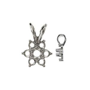 7-Stone Cluster Pendant