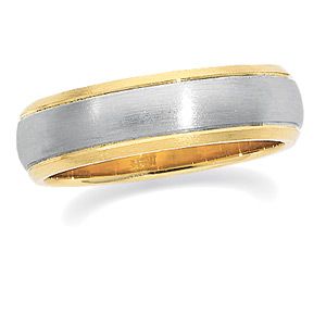6mm Two-Tone Comfort-Fit Band