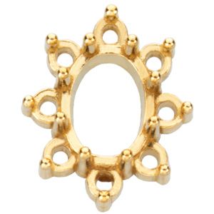 Cluster Pendant Mounting for Oval Center