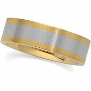 6mm Two-Tone Comfort-Fit Band