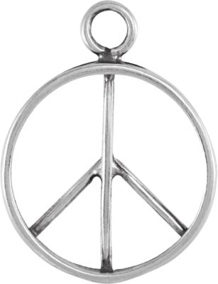 Peace Sign Dangle