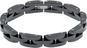 Ceramic  Couture&trade; & Stainless Steel Panther Bracelet