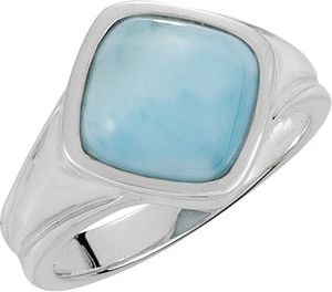 Genuine Larimar Ring