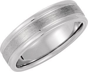 6mm Band with Brushed Finish