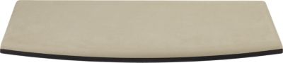 Large Platform Wood Accent Suede Display
