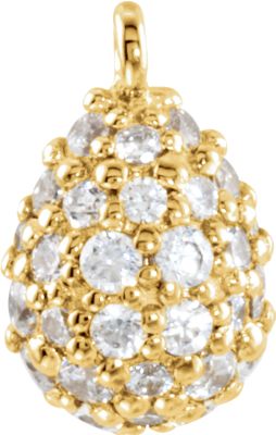 Cluster Dangle for Round Stones