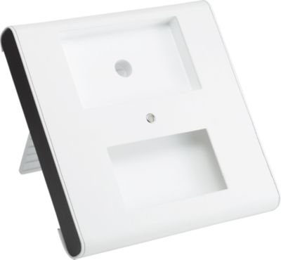 White Leatherette LCD Display Unit