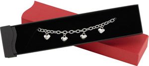 Amalfi&trade; Stainless Steel Heart Bracelet 