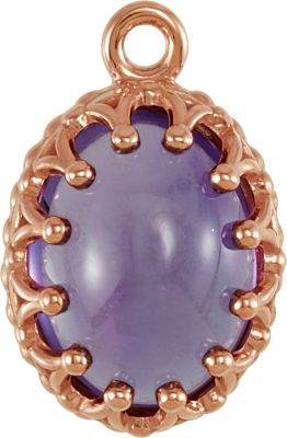 Oval Cabochon Dangle