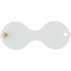 Arch Crown Ring Tags Frosted Snap-Lock Ring Tags 