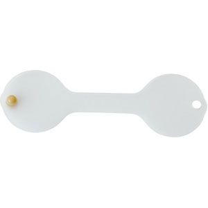 Arch Crown Ring Tags Frosted Snap-Lock Ring Tags