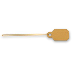 Gold Plastic String Tags