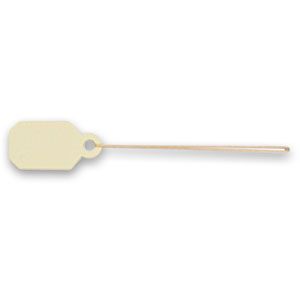 Tan Plastic String Tags