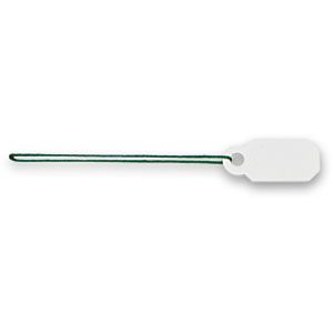 White Plastic String Tags