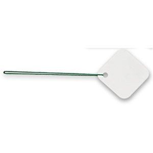 White Plastic String Tags