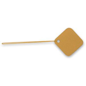 Gold Plastic String Tags