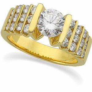 Semi-mount Engagement Ring
