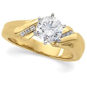 Semi-mount Engagement Ring