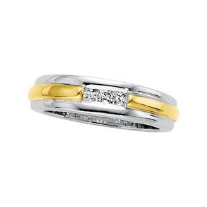 6.5mm Diamond Wedding Band
