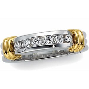 1/4 ct tw Diamond Duo Band