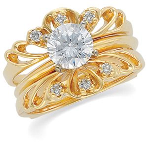1/8 ct tw Diamond Ring Guard