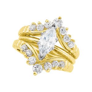 1/2 ct tw Diamond Ring Guard