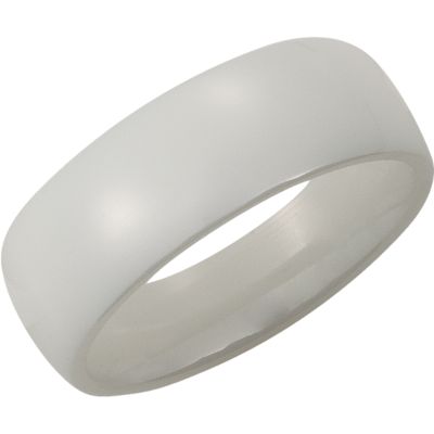8.0mm Ceramic Couture&trade; Domed Band