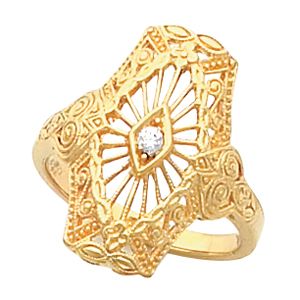 Vintage Design Ring Mounting for Diamond