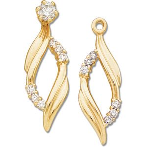 1/5 ct tw Diamond Earring Jackets