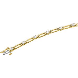 3/8 ct, 3/4 ct, or 1 1/3 ct tw Diamond Bracelet