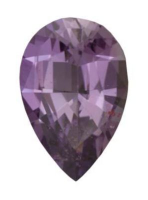 Pear Genuine Purple Sapphire (Black Box)