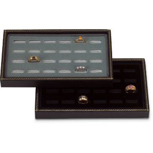 24 Ring Display Tray, Black 