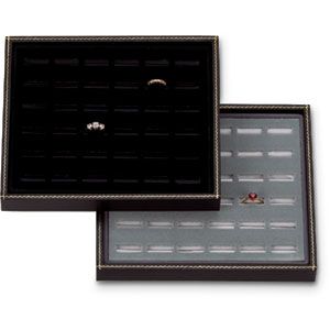 36 Ring Display Tray, Black 