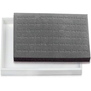 White Half Size Plastic Tray