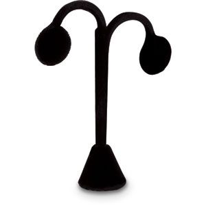 Short Drop Earring Stand, Black