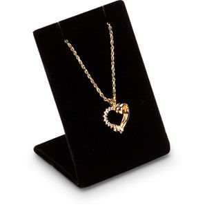 Single Pendant / Earring Stand, Black 