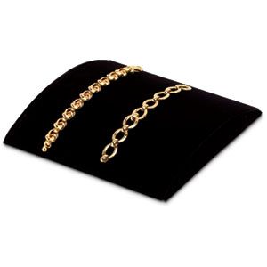 Black Velvet Necklace / Bracelet / Watch Display