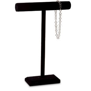 Black Velvet Round Necklace Bar